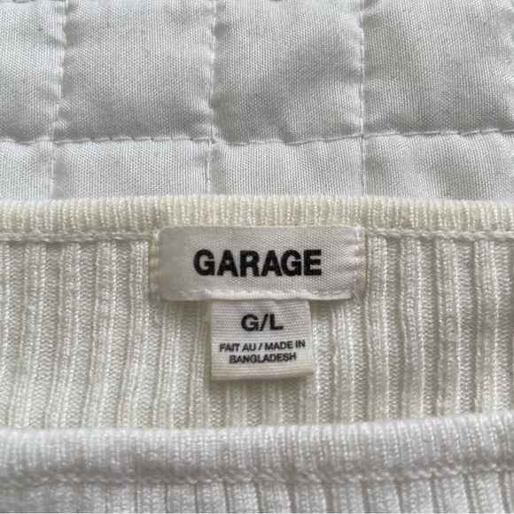 Garage Cropped Ribbed Tank - Picture 2 of 2